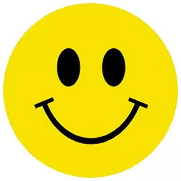 SMILEY (nagy jelvény, 3,7 cm)