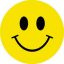 SMILEY (nagy jelvény, 3,7 cm)