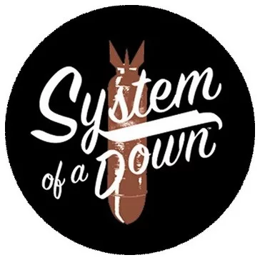 SYSTEM OF A DOWN: Bomb (nagy jelvény, 3,7 cm)