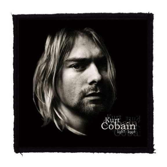 KURT COBAIN: 1967-1994 (9,5 cm x 9,5 cm) (felvarró) KURT COBAIN: 1967-1994 (9,5 cm x 9,5 cm) (felvarró)