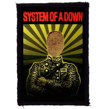 SYSTEM OF A DOWN: Soldier (6,5 cm x 9,5 cm) (felvarró)