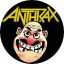 ANTHRAX: Notman (jelvény, 2,5 cm)
