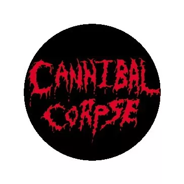 CANNIBAL CORPSE: Logo (jelvény, 2,5 cm)