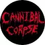 CANNIBAL CORPSE: Logo (jelvény, 2,5 cm)