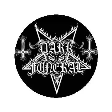 DARK FUNERAL: Logo (jelvény, 2,5 cm)