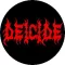 DEICIDE: Logo (jelvény, 2,5 cm)