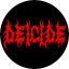 DEICIDE: Logo (jelvény, 2,5 cm)