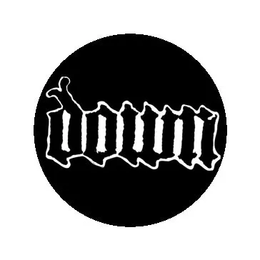 DOWN: Logo (jelvény, 2,5 cm)