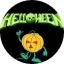 HELLOWEEN: Logo (jelvény, 2,5 cm)