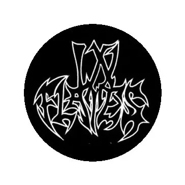 IN FLAMES: Logo (Old) (jelvény, 2,5 cm)