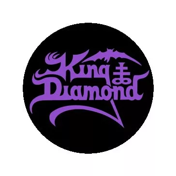 KING DIAMOND: Logo (jelvény, 2,5 cm)