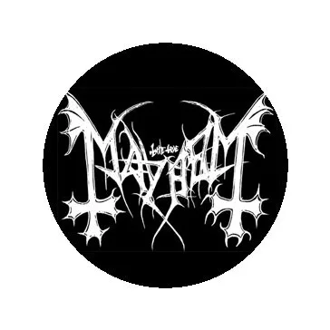 MAYHEM: Logo (jelvény, 2,5 cm)