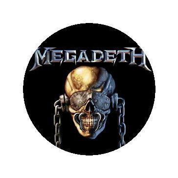 MEGADETH: Vic (jelvény, 2,5 cm)