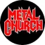 METAL CHURCH: Logo (jelvény, 2,5 cm)