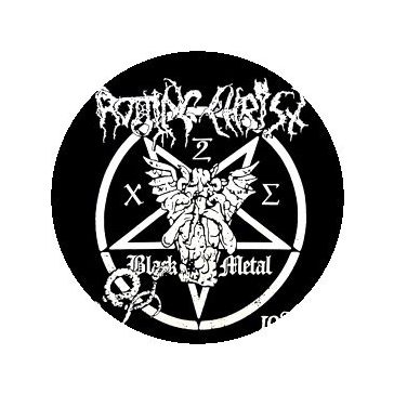 ROTTING CHRIST: Black Metal (jelvény, 2,5 cm)