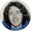 RORY GALLAGHER: Portrait (nagy jelvény, 3,7 cm)