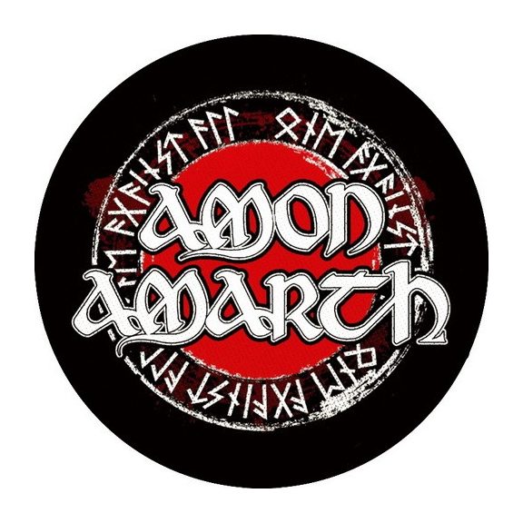 AMON AMARTH: Runes (circle, 9,5 cm) (felvarró) AMON AMARTH: Runes (circle, 9,5 cm) (felvarró)