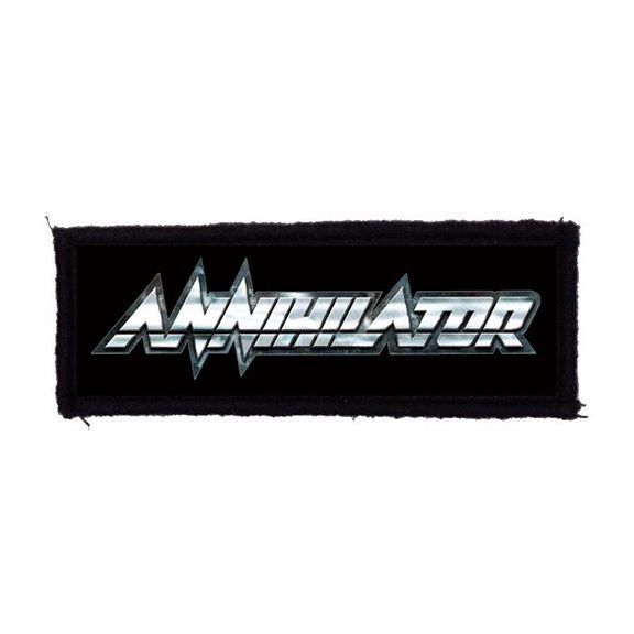 ANNIHILATOR: Logo (12,5 cm x 4 cm) (felvarró) ANNIHILATOR: Logo (12,5 cm x 4 cm) (felvarró)