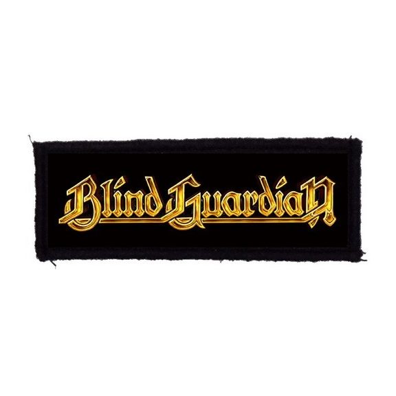BLIND GUARDIAN: Logo (12,5 cm x 4 cm) (felvarró) BLIND GUARDIAN: Logo (12,5 cm x 4 cm) (felvarró)
