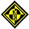 MACHINE HEAD: Logo Classic (65x65) (felvarró)