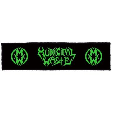 MUNICIPAL WASTE: Logo superstrip (22 cm x 5 cm) (felvarró)
