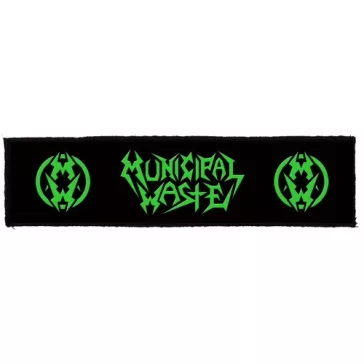 MUNICIPAL WASTE: Logo superstrip (22 cm x 5 cm) (felvarró)