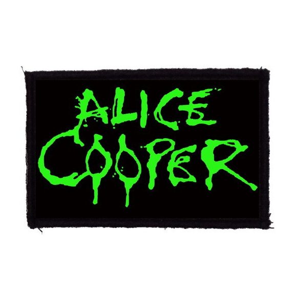 ALICE COOPER: Logo (9,5 cm x 6 cm) (felvarró) ALICE COOPER: Logo (9,5 cm x 6 cm) (felvarró)