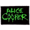 ALICE COOPER: Logo (9,5 cm x 6 cm) (felvarró)