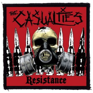 CASUALTIES: Resistance (9,5 cm x 9,5 cm) (felvarró)