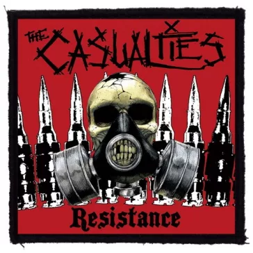CASUALTIES: Resistance (9,5 cm x 9,5 cm) (felvarró)
