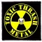 TOXIC HOLOCAUST: Toxic Thrash Metal (9,5 cm x 9,5 cm) (felvarró)