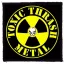 TOXIC HOLOCAUST: Toxic Thrash Metal (9,5 cm x 9,5 cm) (felvarró)