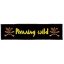 RUNNING WILD: Logo Superstrip (22 cm x 5 cm) (felvarró)