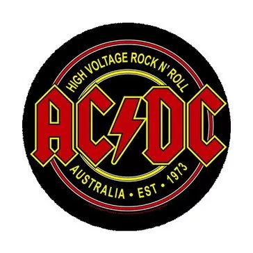 AC/DC: Logo Australia (nagy jelvény, 3,7 cm)