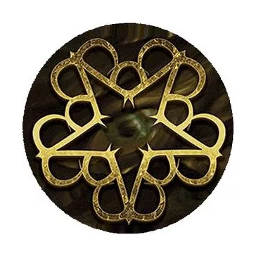BLACK VEIL BRIDES: Logo (nagy jelvény, 3,7 cm)