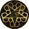 BLACK VEIL BRIDES: Logo (nagy jelvény, 3,7 cm)