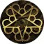 BLACK VEIL BRIDES: Logo (nagy jelvény, 3,7 cm)