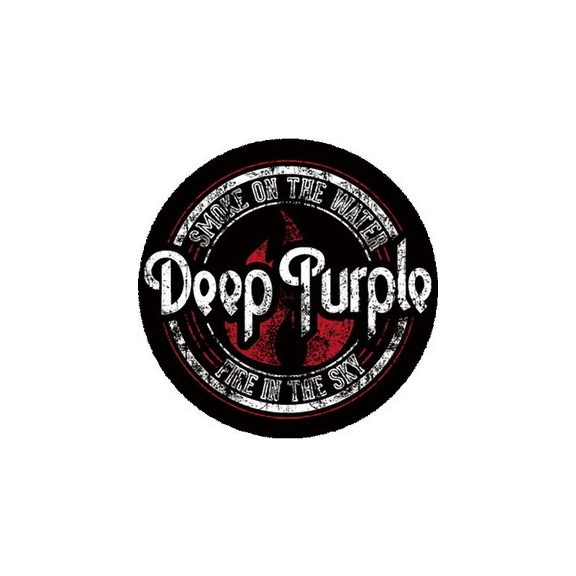 DEEP PURPLE: Smoke On The Water (nagy jelvény, 3,7 cm) DEEP PURPLE: Smoke On The Water (nagy jelvény, 3,7 cm)