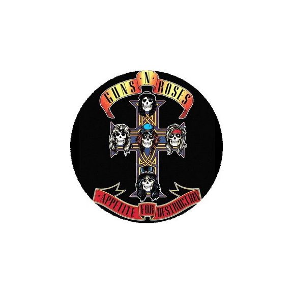GUNS N' ROSES: Appetite For Destruction (nagy jelvény, 3,7 cm) GUNS N' ROSES: Appetite For Destruction (nagy jelvény, 3,7 cm)