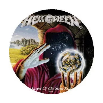 HELLOWEEN: Keeper 1. (nagy jelvény, 3,7 cm)