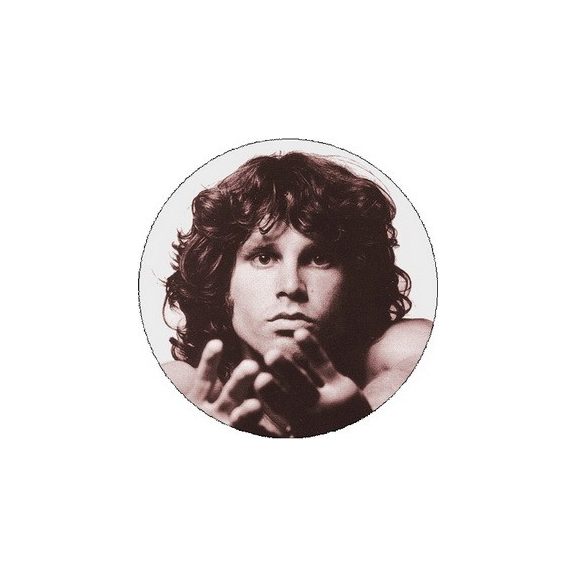 JIM MORRISON: Portrait (nagy jelvény, 3,7 cm) JIM MORRISON: Portrait (nagy jelvény, 3,7 cm)