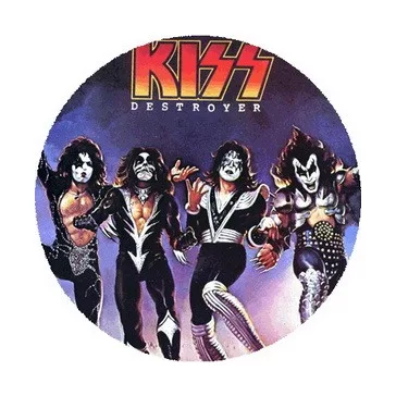 KISS: Destroyer (nagy jelvény, 3,7 cm)