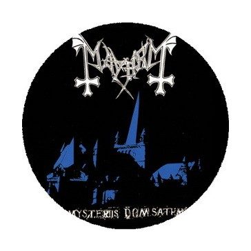 MAYHEM: De Mysteriis (nagy jelvény, 3,7 cm)