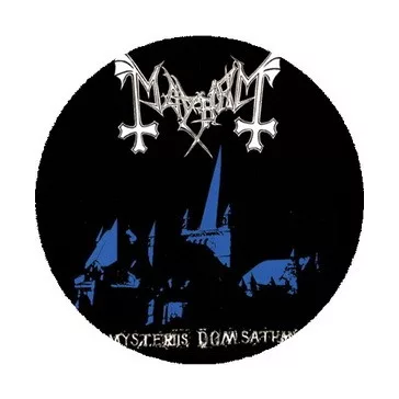 MAYHEM: De Mysteriis (nagy jelvény, 3,7 cm)
