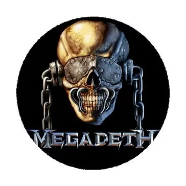MEGADETH: Vic (nagy jelvény, 3,7 cm)