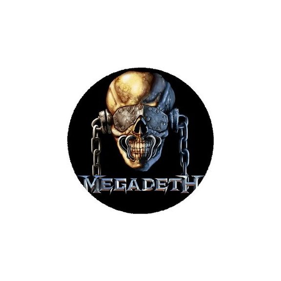 MEGADETH: Vic (nagy jelvény, 3,7 cm) MEGADETH: Vic (nagy jelvény, 3,7 cm)