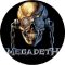 MEGADETH: Vic (nagy jelvény, 3,7 cm)