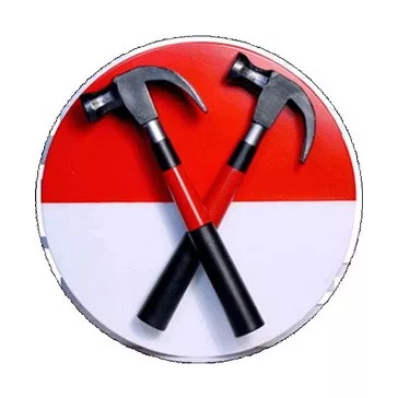PINK FLOYD: Hammers (nagy jelvény, 3,7 cm)