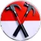 PINK FLOYD: Hammers (nagy jelvény, 3,7 cm)