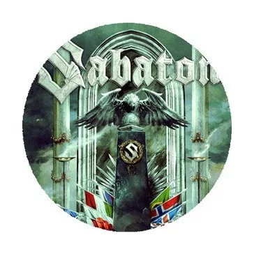 SABATON: Heroes (nagy jelvény, 3,7 cm)